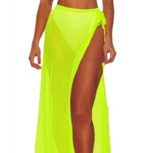 Sheer cover up skirts long